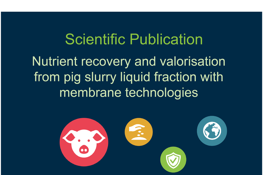 Scientific Publication - Nutrient recovery and valorisation from pig slurry liquid fraction with membrane technologies