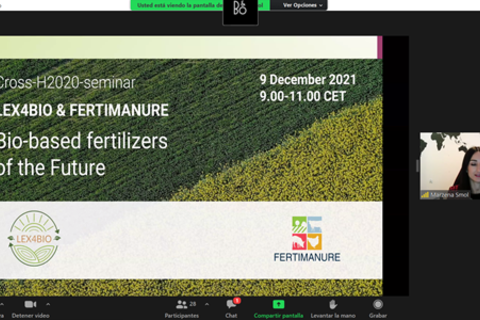 H2020 cross-seminar between the LEX4BIO and the FERTIMANURE project