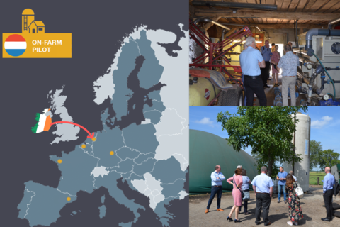 Delegation from the Ministry of Agriculture of Northern Ireland visits Dutch FERTIMANURE pilot plant