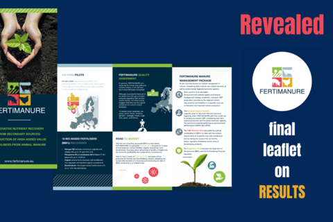 REVEALED ! FERTIMANURE's final leaflet on the project results !