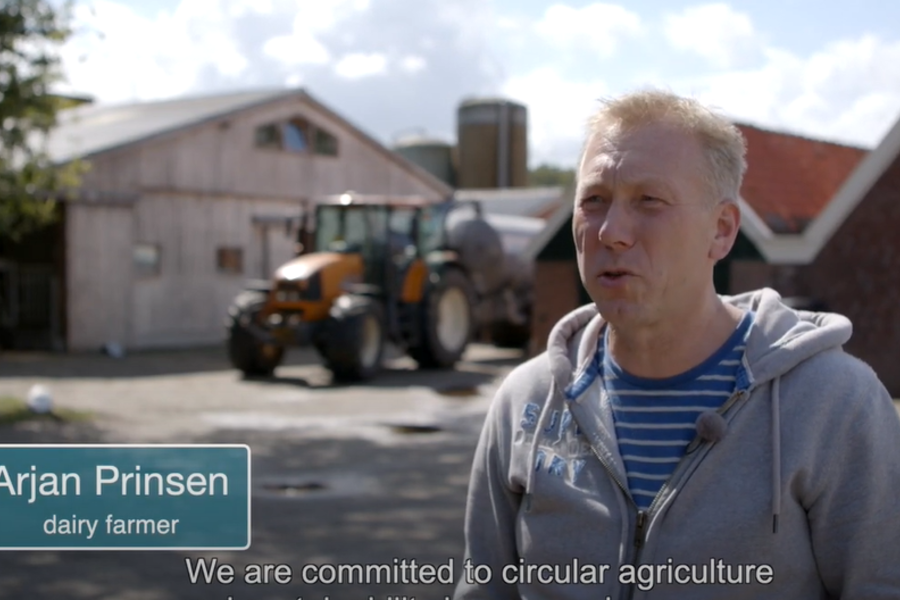 Dutch on-farm pilot for the production of bio-based tailor-made fertilisers - explanatory video (English subtitles)